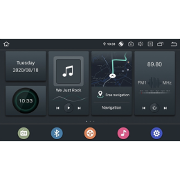 Автомагнитола CarMedia OL-9635-RLX TESLA (вертикально-поворотный экран) для Mitsubishi Pajero Sport II, L200 IV 2006-2015 на Android 10.0