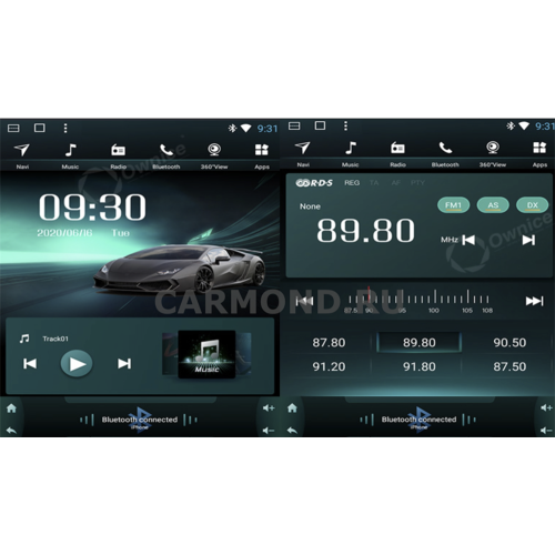 Штатная магнитола CarMedia OL-1941-HL TESLA для Renault Duster II 2021 на Android 10.0