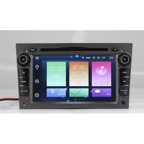 Штатная магнитола CarMedia MKD-7408g-P4N для Opel Astra, Vectra, Corsa, Zafira 2004-2017 на Android 11.0 темно-серый