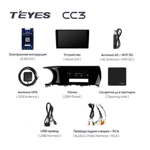 Штатная магнитола Teyes CC3 6/128 ГБ для Kia K5 III 2020-2022 на Android 10.0