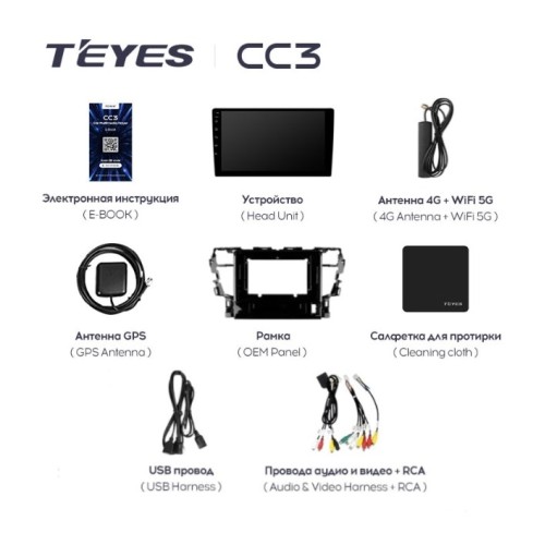 Штатная магнитола Teyes CC3 6/128 ГБ для Toyota Alphard III 2015-2020 на Android 10.0