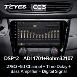 Автомагнитола Teyes CC3 3/32 GB для Nissan Qashqai II, X-Trail III (T32) 2015-2019 климат на Android 10.0