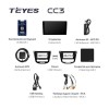Автомагнитола Teyes CC3 6/128 ГБ для Nissan Qashqai II, X-Trail III (T32) 2015-2019 климат на Android 10.0