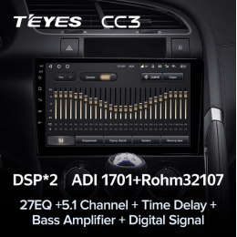 Автомагнитола Teyes CC3 4/64 ГБ для Peugeot 3008 I, 5008 I 2009-2016 климат на Android 10.0
