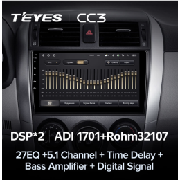 Автомагнитола Teyes CC3 3/32 GB для Toyota Corolla X (E140, E150) 2006-2013 на Android 10.0