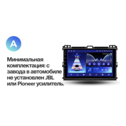 Штатная магнитола Teyes CC2 Plus 4/64 ГБ для Toyota Land Cruiser Prado 120 2002-2009 на Android 10.0