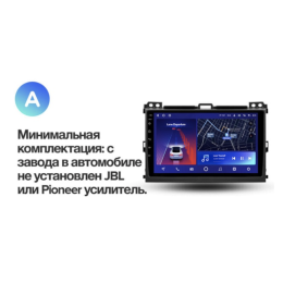 Штатная магнитола Teyes CC2 Plus 6/128 ГБ для Toyota Land Cruiser Prado 120 2002-2009 на Android 10.0