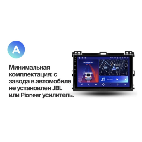 Штатная магнитола Teyes CC2 Plus 6/128 ГБ для Toyota Land Cruiser Prado 120 2002-2009 на Android 10.0