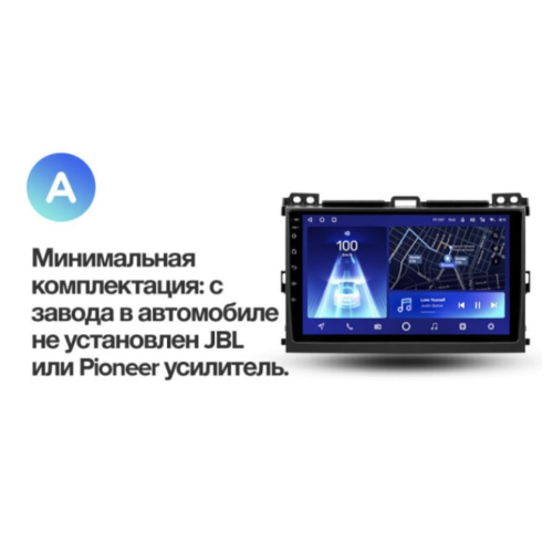 Штатная магнитола Teyes CC2 Plus 3/32 ГБ для Toyota Land Cruiser Prado 120 2002-2009 на Android 10.0