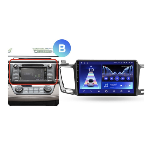 Штатная магнитола Teyes CC2 Plus 3/32 ГБ для Toyota RAV4 (CA40) 2013-2019 на Android 10.0