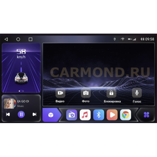 Штатная магнитола CarMedia OL-9254-F для Jeep Grand Cherokee 2010-2013 на Android 10.0