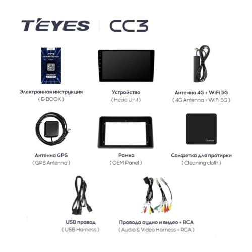 Штатная магнитола Teyes CC3 3/32 ГБ для Hyundai Sonata VII (LF) 2017-2019 на Android 10.0