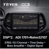 Штатная магнитола Teyes CC3 3/32 ГБ для Jeep Compass II 2017-2024 на Android 10.0