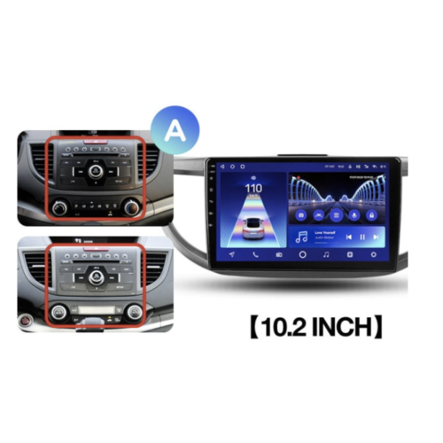 Штатная магнитола Teyes CC2 Plus 4/64 ГБ для Honda CR-V IV 2012-2016 на Android 10.0