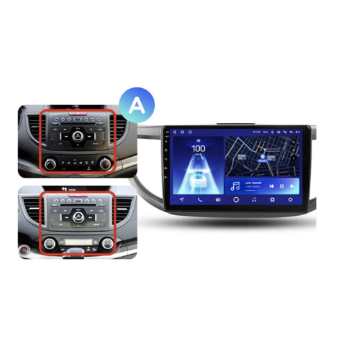 Штатная магнитола Teyes CC2 Plus 3/32 ГБ для Honda CR-V IV 2012-2016 на Android 10.0