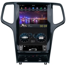 CarMedia ZF-1827B-DSP Tesla-Style для JEEP GRAND CHEROKEE 2010-2013 (Черная) на Android 9.0