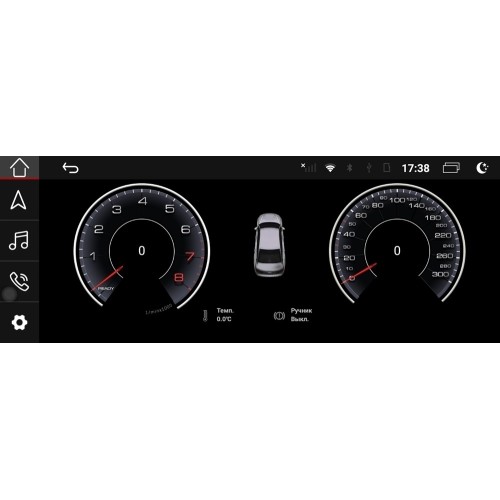 Штатная магнитола Parafar для Audi A4 (B9) 2015-2022 экран 10.25 на Android 10.0 (PF8861GB)
