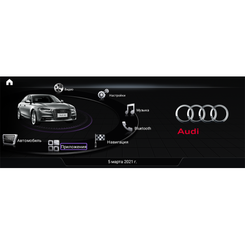 Штатная магнитола Parafar для Audi A6 2004-2011 на Android 10.0 (PF7946A10)