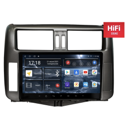 Штатная магнитола Redpower 75065G Hi-Fi для Toyota Land Cruiser Prado 150 2009-2013 cерая на Android 10.0
