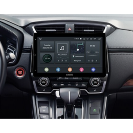 Штатная автомагнитола CarMedia OL-9651-RL TESLA (вертикально-поворотный экран) для Honda CR-V 2017-2024 на Android 10.0