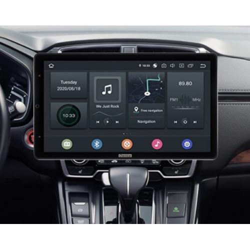Автомагнитола CarMedia OL-9651-RLX TESLA (вертикально-поворотный экран) для Honda CR-V 2017-2024 на Android 10.0