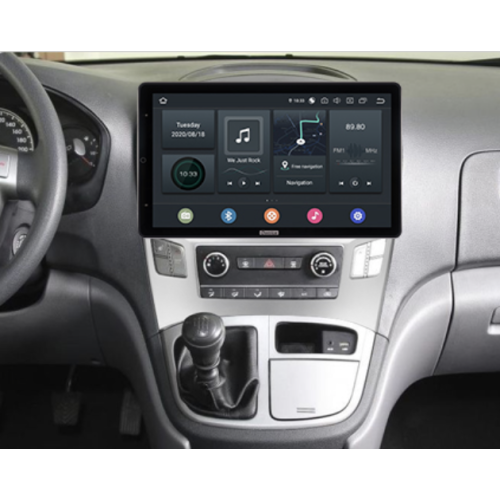 Штатная магнитола CarMedia OL-9729-RLX TESLA (вертикально-поворотный экран) для Hyundai H1 Starex II 2016-2022 на Android 10.0