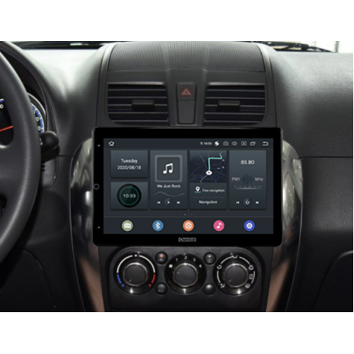 Штатная магнитола CarMedia OL-9625-RL TESLA (вертикально-поворотный экран) для Suzuki SX4 I 2006-2014 на Android 10.0