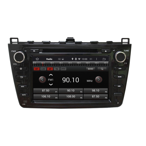 Штатная магнитола CarMedia KD-8001b-P5 для Mazda 6 2007-2012 на Android 9.0