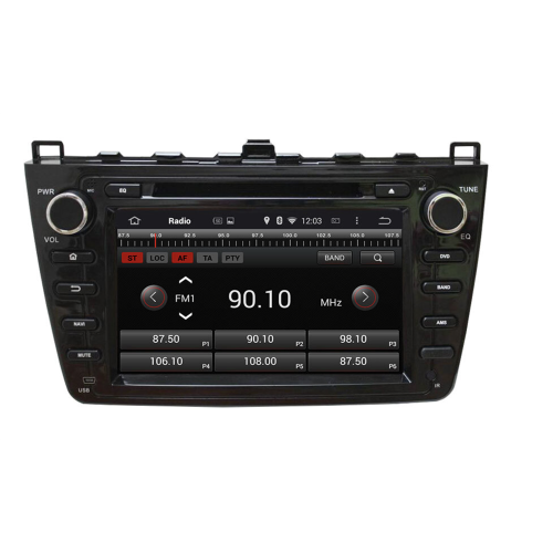 Штатная магнитола CarMedia KD-8001b-P6 для Mazda 6 2007-2012 на Android 10.0