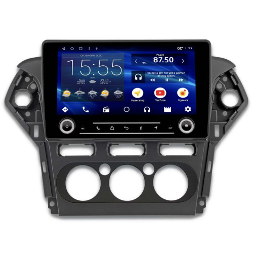 Автомагнитола NAVI P6K-1405CFSHD SUPER HD (6/128ГБ) для Ford Mondeo IV 2010-2015 на Android 10.0
