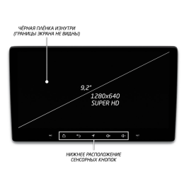Штатная магнитола IQ NAVI P6-1506CFSHD SUPER HD (6/128ГБ) для Honda CR-V III 2007-2012 на Android 10.0