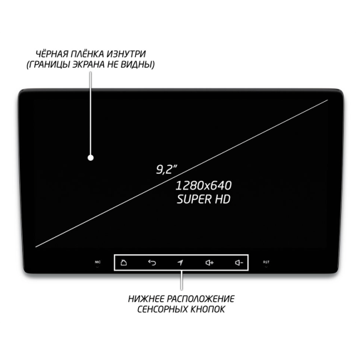 Штатная магнитола IQ NAVI P6-1506CFSHD SUPER HD (6/128ГБ) для Honda CR-V III 2007-2012 на Android 10.0