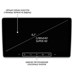 Штатная магнитола IQ NAVI P6-1601CFSHD SUPER HD (6/128ГБ) для Hyundai Elantra 2011-2014 на Android 10.0