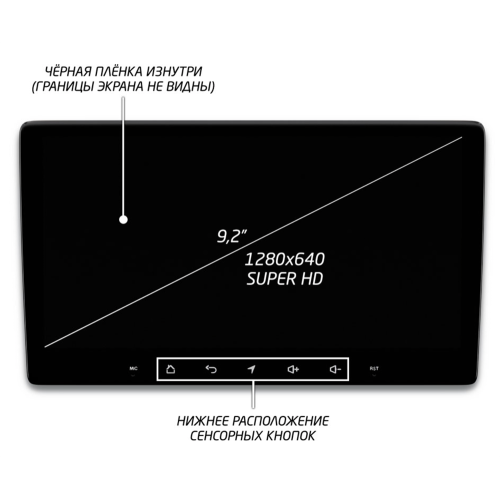Штатная магнитола IQ NAVI P6-1602CFSHD SUPER HD (6/128ГБ) для Hyundai Elantra V (MD) 2014-2016 на Android 10.0