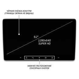 Штатная магнитола IQ NAVI P6-1615CFSHD SUPER HD (6/128ГБ) для Hyundai Elantra VI 2016-2019 на Android 10.0
