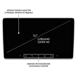 Штатная магнитола IQ NAVI P6-1623CFSHD SUPER HD (6/128ГБ) для Hyundai Elantra VI 2019-2020 на Android 10.0