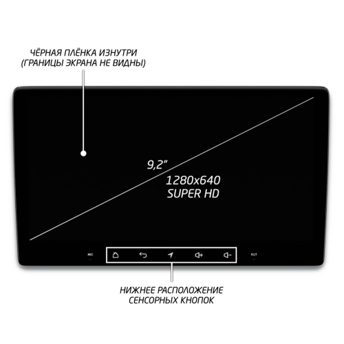 Штатная магнитола IQ NAVI P6-1627CFSHD SUPER HD (6/128ГБ) для Hyundai Elantra VII 2020-2023 на Android 10.0