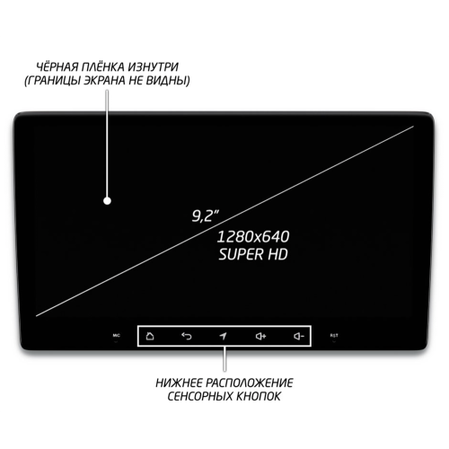 Штатная магнитола IQ NAVI P6-1617CFSHD SUPER HD (6/128ГБ) для Hyundai Solaris II 2017-2020 на Android 10.0
