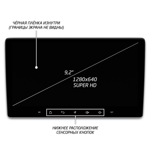 Штатная магнитола IQ NAVI P6-1626CFSHD SUPER HD (6/128ГБ) для Hyundai Solaris 2020+ на Android 10.0