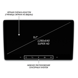 Штатная магнитола IQ NAVI P6-1612CFSHD SUPER HD (6/128ГБ) для Hyundai Tucson III 2015-2018 на Android 10.0