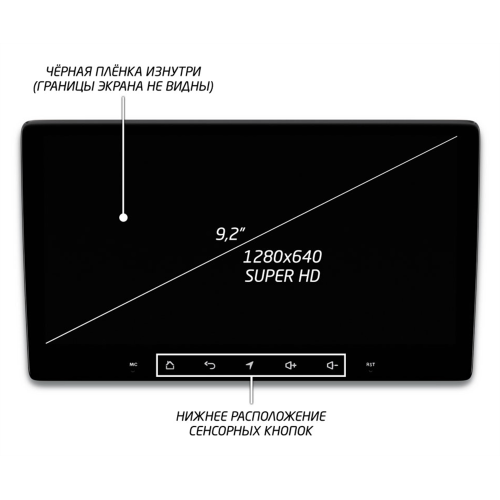 Штатная магнитола IQ NAVI P6-1731CFSHD SUPER HD (6/128ГБ) для Kia Cerato II 2009-2013 на Android 10.0