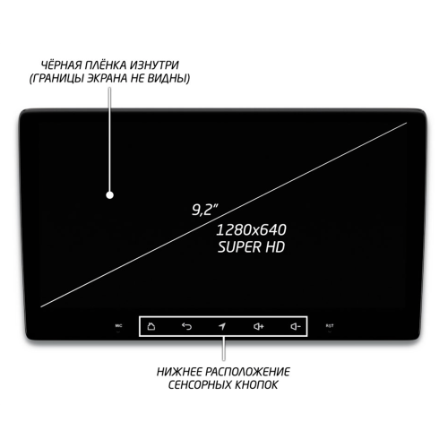 Штатная магнитола IQ NAVI P6-1708CFSHD SUPER HD (6/128ГБ) для Kia Rio III 2011-2017 на Android 10.0