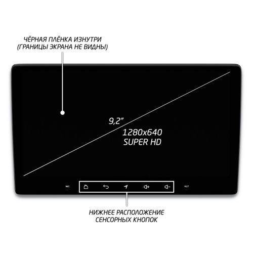 Штатная магнитола IQ NAVI P6-1724CFSHD SUPER HD (6/128ГБ) для Kia Soul III 2019-2024 на Android 10.0
