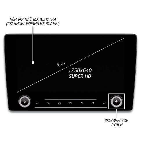Штатная магнитола IQ NAVI P6K-1911CFSHD (6/128ГБ) для Mazda CX-9 2006-2016 на Android 10.0