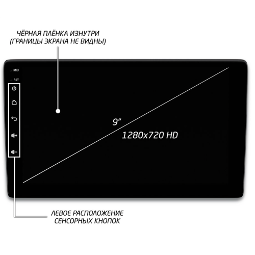 Автомагнитола IQ NAVI P6-1002CFSHD (6/128ГБ) для Mercedes GL-klasse (X164), ML-klasse (W164) 2005-2012 на Android 10.0