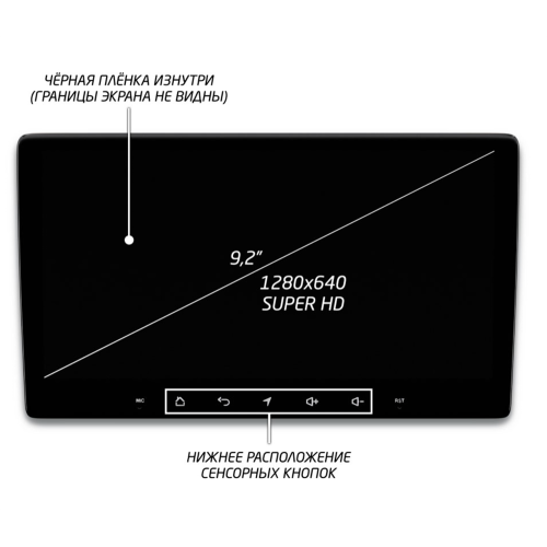 Штатная магнитола IQ NAVI P6-1006CFSHD SUPER HD (6/128ГБ) для Mercedes R-class (W251) 2005-2018 на Android 10.0