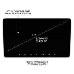 Штатная магнитола IQ NAVI P6-2001CFSHD SUPER HD (6/128ГБ) для Mitsubishi L200 IV 2006-2015 на Android 10.0