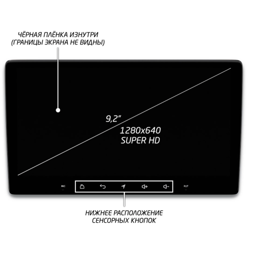 Штатная магнитола IQ NAVI P6-2004CFSHD SUPER HD (6/128ГБ) для Mitsubishi Lancer X 2007-2019 на Android 10.0