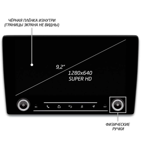 Штатная магнитола IQ NAVI P6K-2004CFSHD (6/128ГБ) для Mitsubishi Lancer X 2007-2019 на Android 10.0