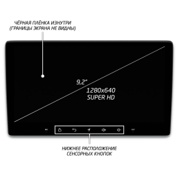 Штатная магнитола IQ NAVI P6-210CFSHD SUPER HD (6/128ГБ) для Nissan X-Trail II (T31) 2007-2014 на Android 10.0